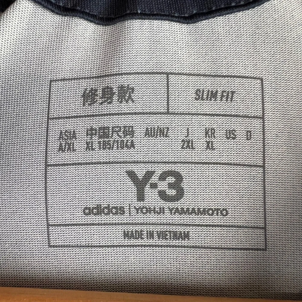 Adidas Y-3 Yohji Yamamoto Japan National Team Jersey Long Sleeve Blue Slim